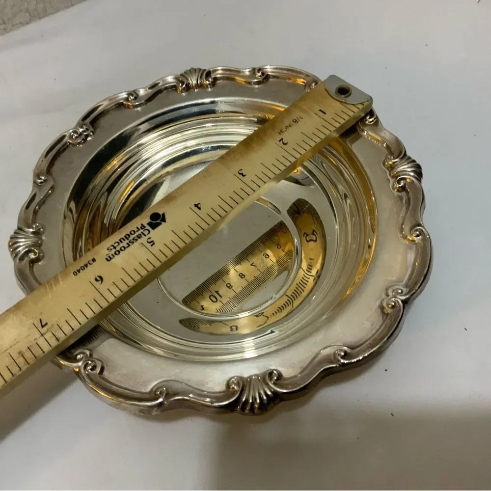 FB Rogers Co Georgetown Silverplate Plate 7.5” diameter 2” deep